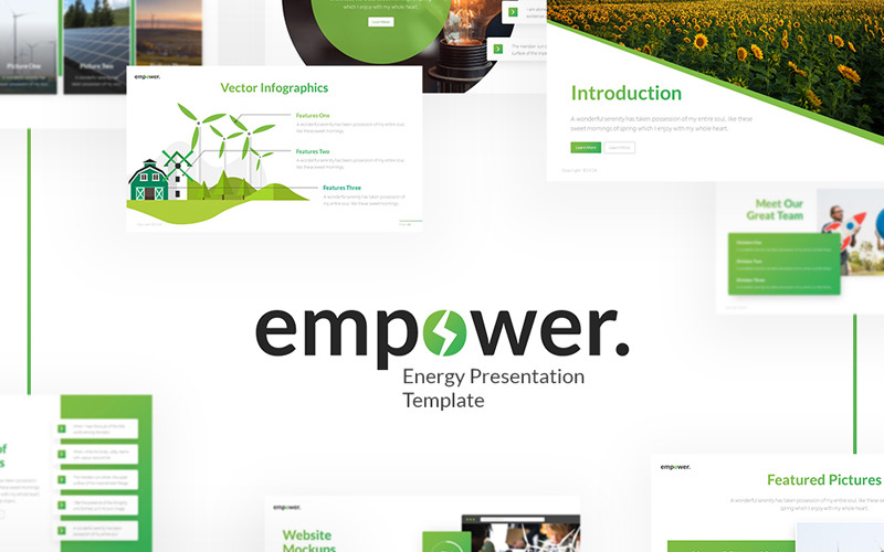 Empower Ecology PowerPoint template PowerPoint Template