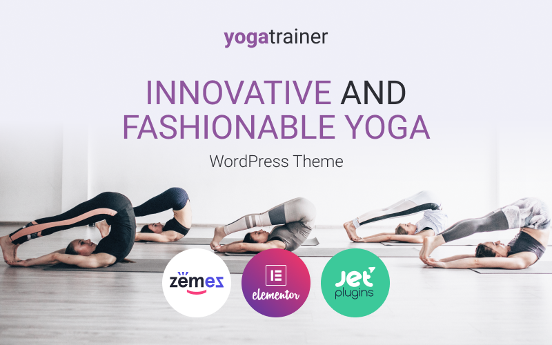 Modello WordPress Responsive #88511 "Gloria Miles - Innovative and Fashionable Yoga"