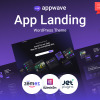 Appwave - Innovative and Stylish App Landing Page WordPress Theme