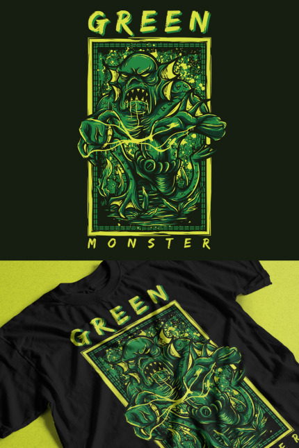 Template #88665 T-shirt Design Webdesign Template - Logo template Preview