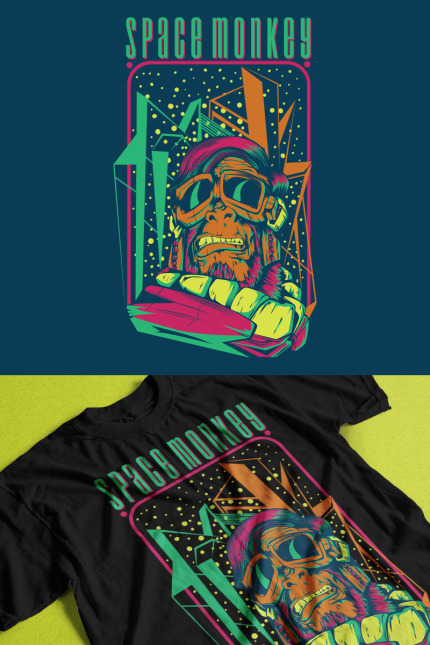 Template #88666 T-shirt Design Webdesign Template - Logo template Preview