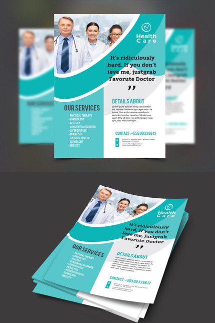 Template #88686 Examination Stethoscope Webdesign Template - Logo template Preview