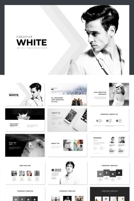 Template #88805 Presentation Clean Webdesign Template - Logo template Preview