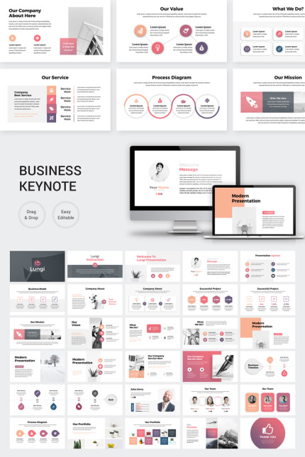 Template #88829 Keynote Business Webdesign Template - Logo template Preview