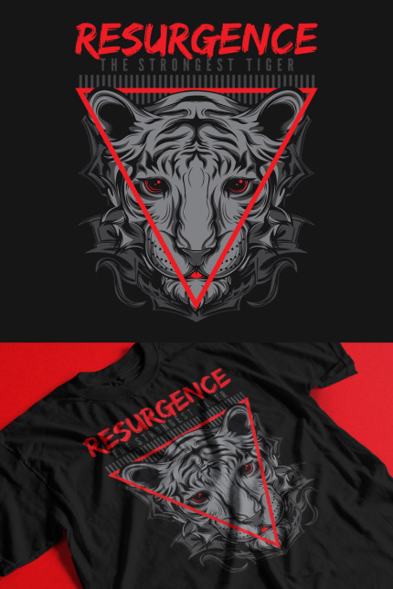 Template #88861 T-shirt Design Webdesign Template - Logo template Preview