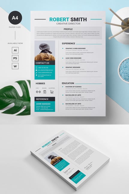 Kit Graphique #88991 A4 Resume Divers Modles Web - Logo template Preview