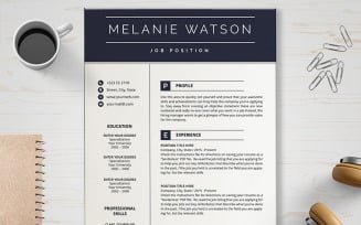 Melanine Watson Resume Template