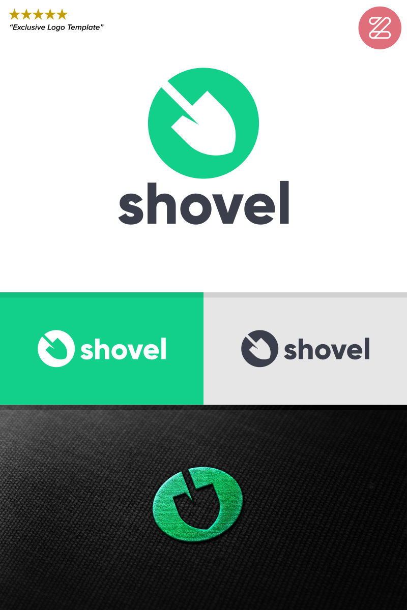 Shovel Logo Template