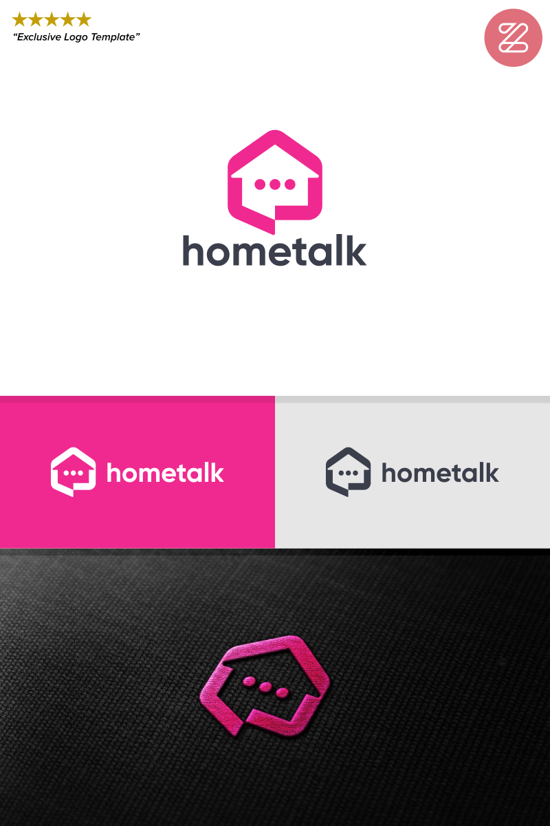 HomeTalk Logo Template