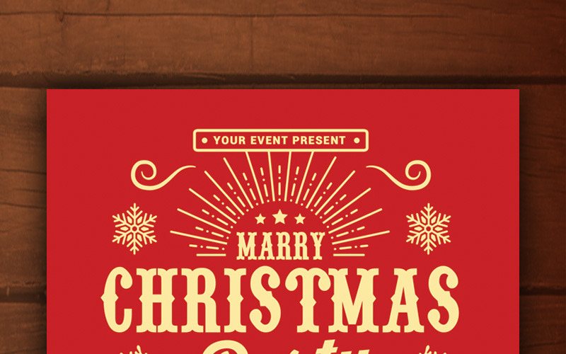 Christmas Party Flyer - Corporate Identity Template