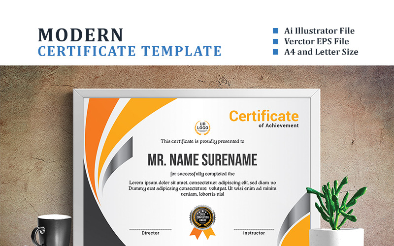 FiveK Certificate Template