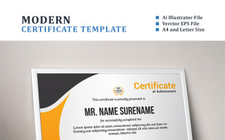 Wave Certificate Template