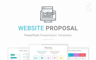 Website Proposal Presentation PowerPoint template