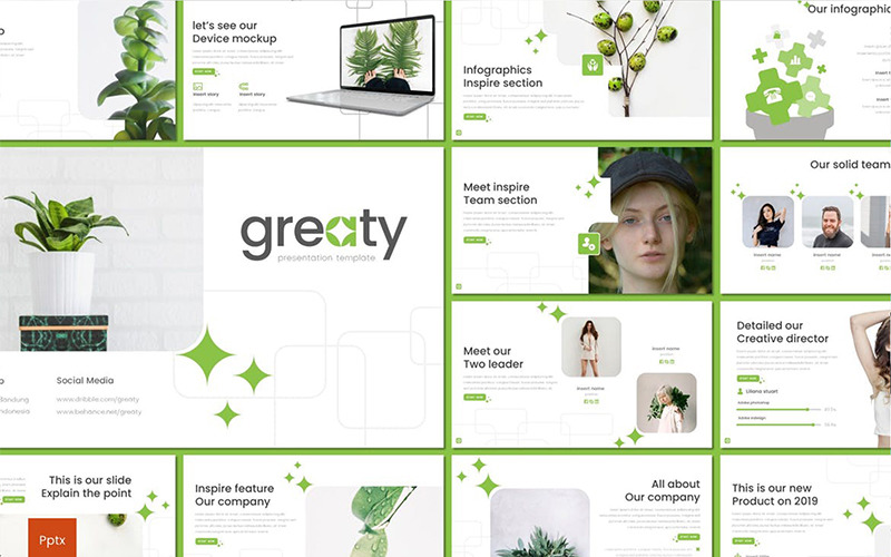 Greaty PowerPoint template PowerPoint Template