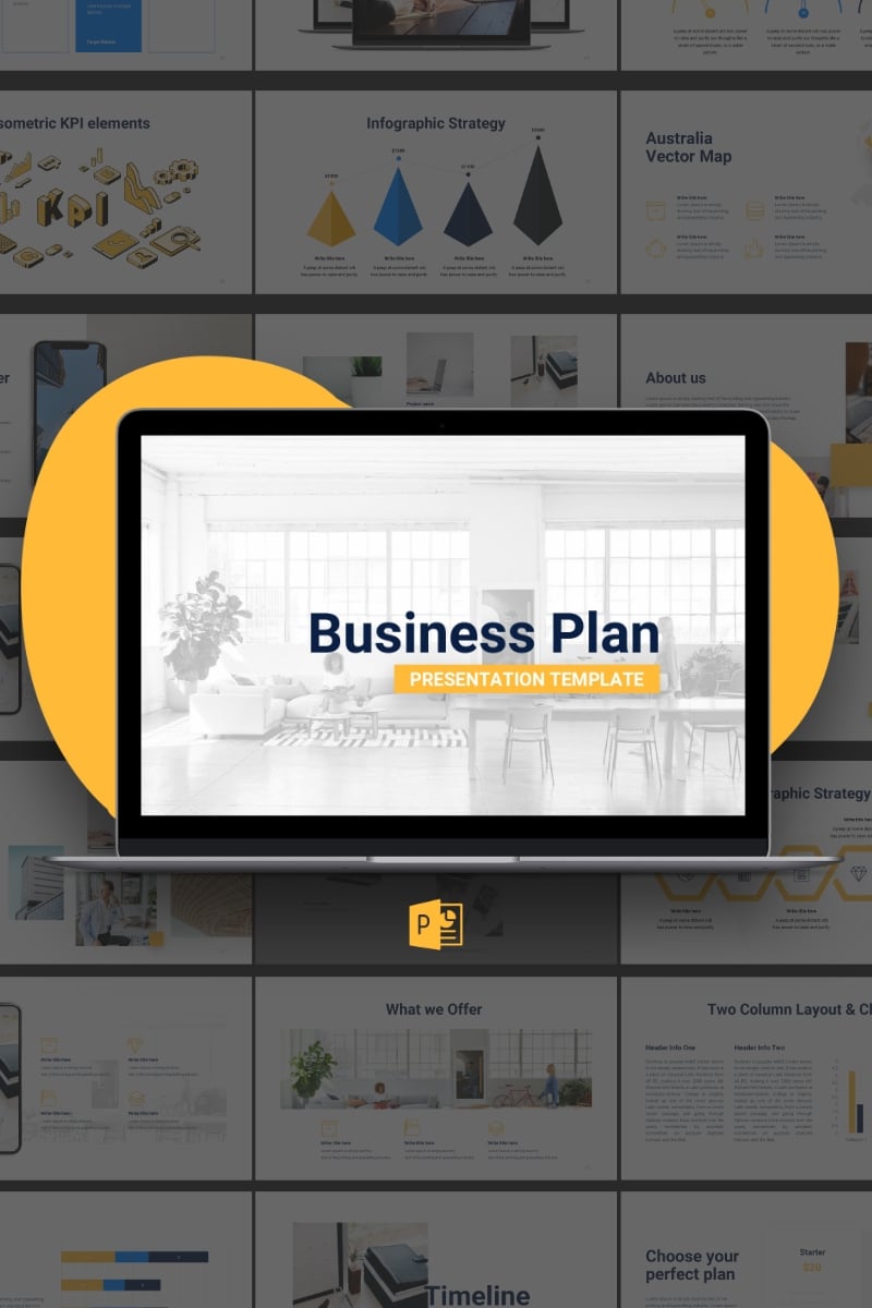 Šablona pro Keynote "Business Plan" #89116 - screenshot