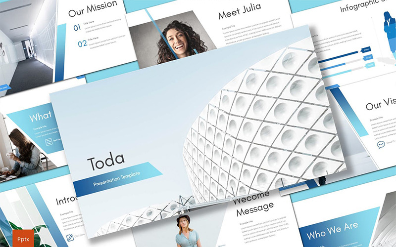 Toda PowerPoint template PowerPoint Template