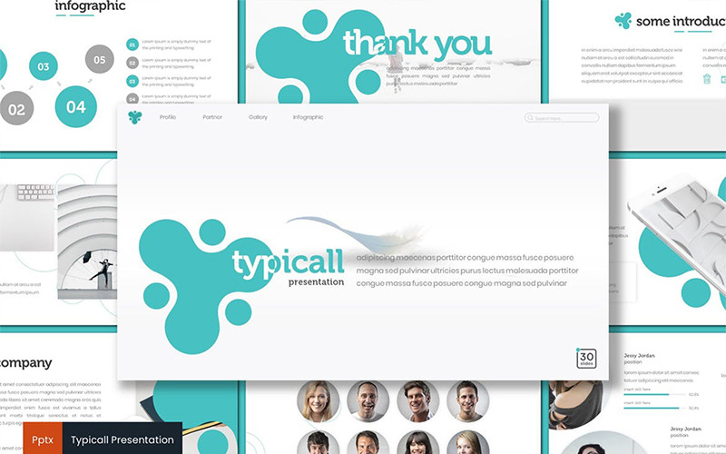Typicall PowerPoint template PowerPoint Template