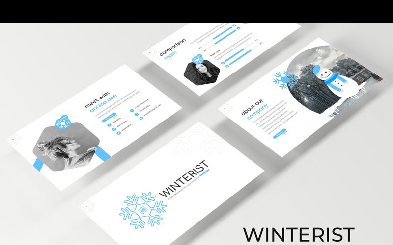 Winterist - Keynote template Keynote Template