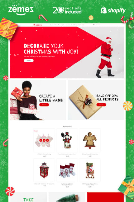 Template #89307 Gift Gifts Webdesign Template - Logo template Preview