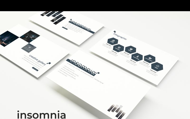 Insomnia PowerPoint template PowerPoint Template
