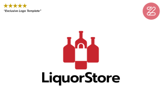 Liquor Store Logo Template