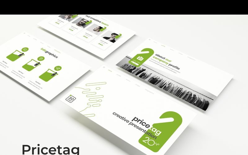 Pricetag PowerPoint template PowerPoint Template
