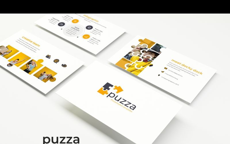 Puzza PowerPoint template PowerPoint Template