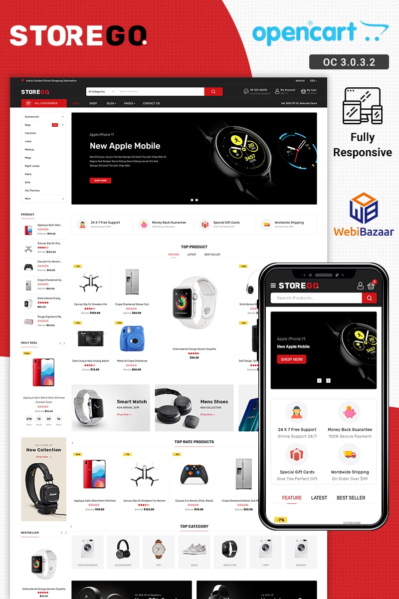StoreGo Electronic OpenCart Template