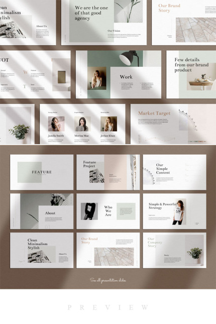 Template #89423 Template Presentation Webdesign Template - Logo template Preview