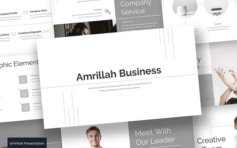 Amrillah PowerPoint template PowerPoint Template