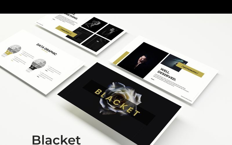 Blacket PowerPoint template PowerPoint Template