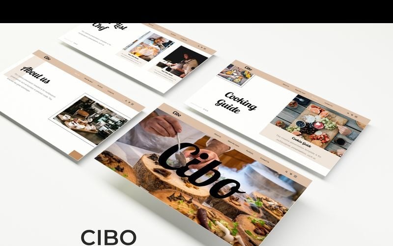 Cibo PowerPoint template PowerPoint Template