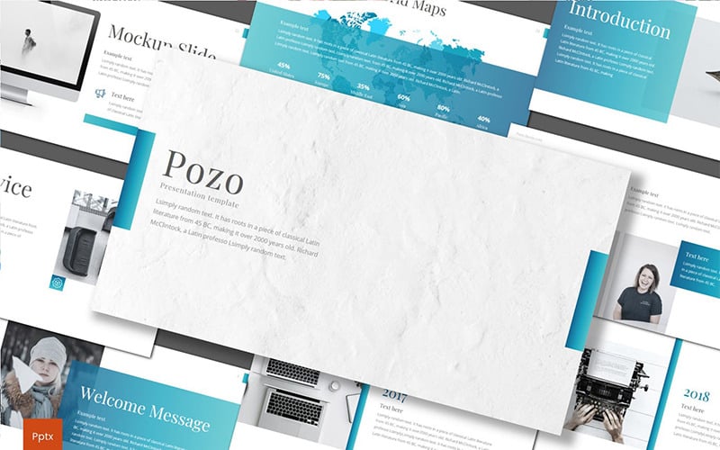 Pozo PowerPoint template PowerPoint Template