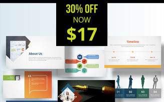 Business Grow Up Corporate PowerPoint template