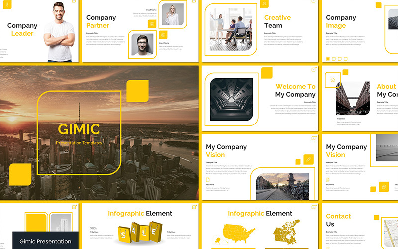 Gimic PowerPoint template PowerPoint Template