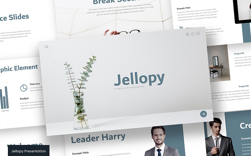 Jellopy - Keynote template Keynote Template