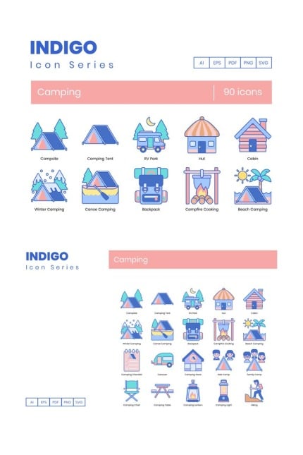 Template #89620 Camping Hut Webdesign Template - Logo template Preview