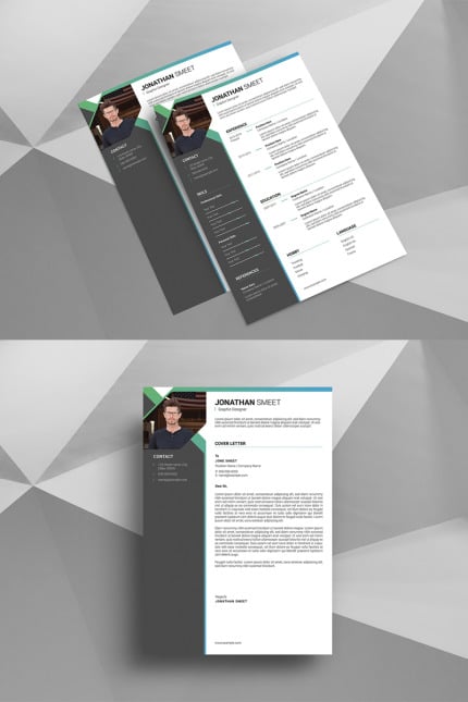 Template #89680 Cv Design Webdesign Template - Logo template Preview