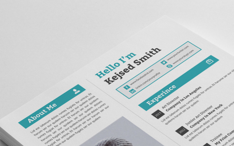 Kejsed Smith Word Resume Template