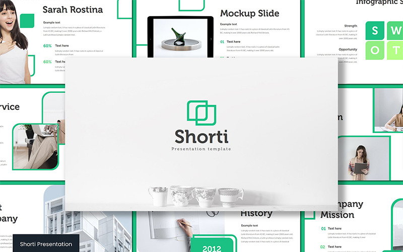 Shorti PowerPoint template PowerPoint Template