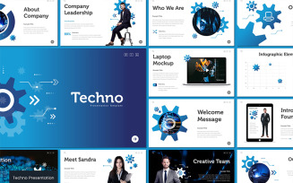 Techno PowerPoint template
