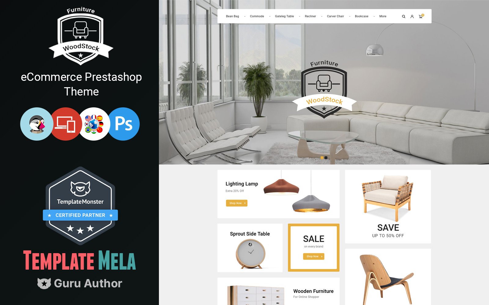 Exterior Design Responsive PrestaShop Theme