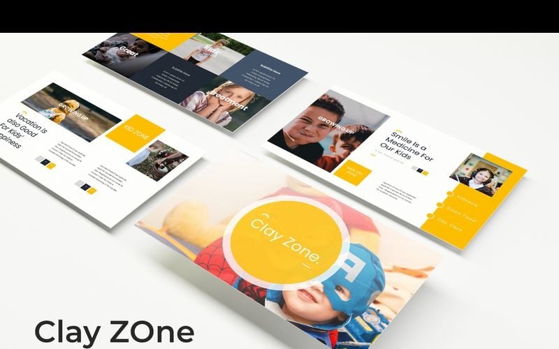 Clayzone PowerPoint template PowerPoint Template