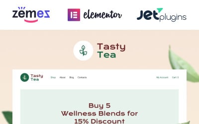 Tasty Tea - Tea eCommerce Website Template