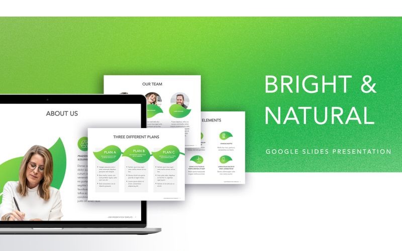 Bright & Natural Google Slides