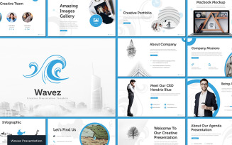 Wavez PowerPoint template