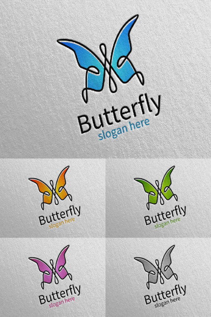 Template #89944 Logo Flower Webdesign Template - Logo template Preview