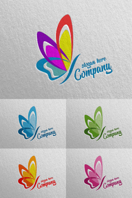 Template #89950 Logo Flower Webdesign Template - Logo template Preview