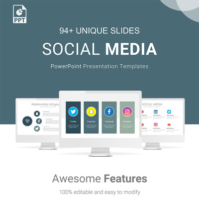 Social Media User PowerPoint Template