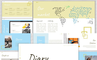 Diary PowerPoint template